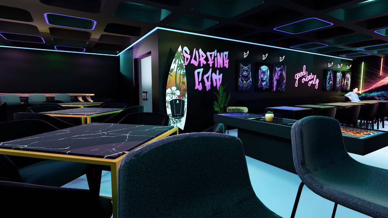 Neon Lounge Design